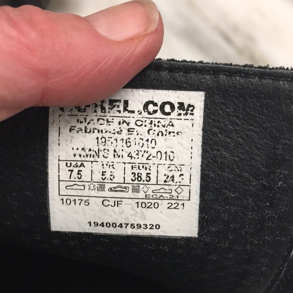 SOREL Joan of Arctic™ Wedge III Zip Booties black leather size 71/2 - Picture 9 of 11